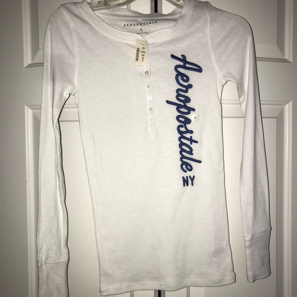 white long sleeve shirt